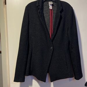 Lilith France Peplum Wool Jacket Size Med